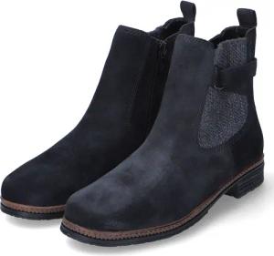 Gabor Stiefeletten für Damen im SALE - Gr. 6 1/2 - blau - Rauleder