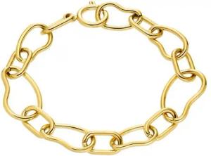 Vergoldetes Edelstahlarmband für Damen