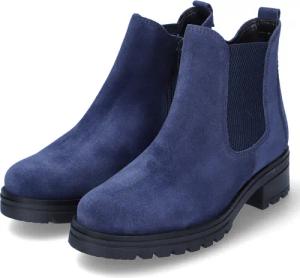 Gabor Chelsea Boots für Damen im SALE - Gr. 8 - blau - Rauleder
