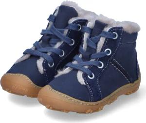Pepino Winterstiefeletten ELIA für Kinder im SALE - Gr. 22 - blau - Rauleder