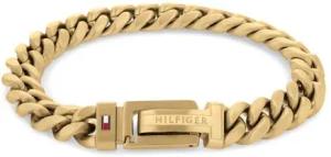 Herren Panzerarmband aus Edelstahl, IP Gold
