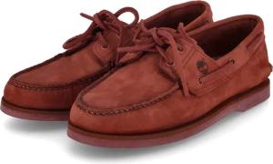 Timberland Halbschuhe CLASSIC BOAT für Herren im SALE - Gr. 45 - rot - Rauleder