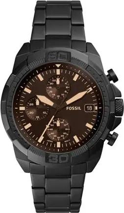 Herren Chronograph Bronson aus Edelstahl, schwarz