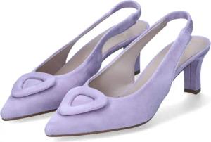 Kaerlek Slingpumps für Damen im SALE - Gr. 40 - lila - Rauleder