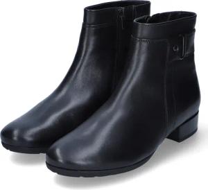 Gabor Ankle Boots für Damen im SALE - Gr. 5 - schwarz - Glattleder