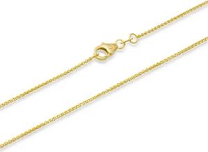 333er Goldkette: Zopfkette Gold 45cm