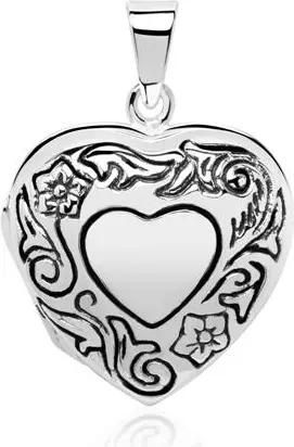 Herzmedaillon aus 925er Sterlingsilber gravierbar