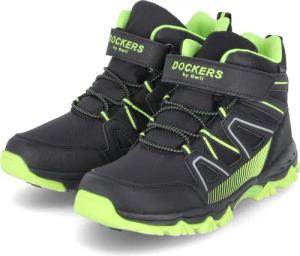 Dockers by Gerli High Sneaker für Jungen im SALE - Gr. 33 - schwarz - Textil & Synthetik