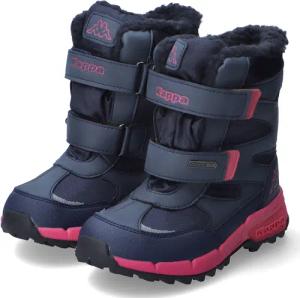 KAPPA Winterstiefeletten CEKIS TEX für Mädchen im SALE - Gr. 38 - blau - Textil & Synthetik