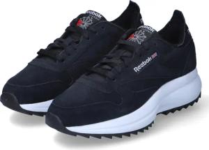Reebok Laufschuhe CLASSIC für Damen im SALE - Gr. 37 - schwarz - Rauleder