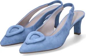 Kaerlek Slingpumps für Damen im SALE - Gr. 42 - blau - Rauleder