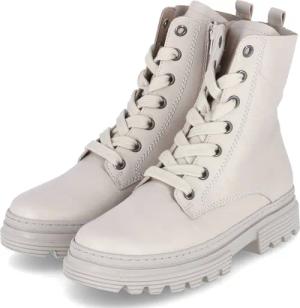 Gabor Schnürstiefeletten für Damen im SALE - Gr. 8 - beige - Glattleder