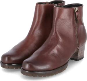 Gabor Ankle Boots für Damen im SALE - Gr. 6 1/2 - braun - Glattleder