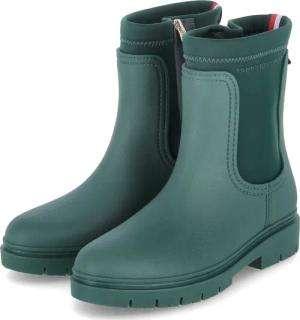 Tommy Hilfiger Gummistiefel für Damen im SALE - Gr. 36 - grün - Textil & Synthetik