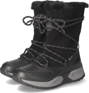 Gabor Winterstiefeletten für Damen im SALE - Gr. 6 - schwarz - Leder
