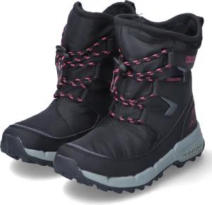 KAPPA Winterstiefeletten YOUMA TEX für Mädchen im SALE - Gr. 32 - schwarz - Textil & Synthetik