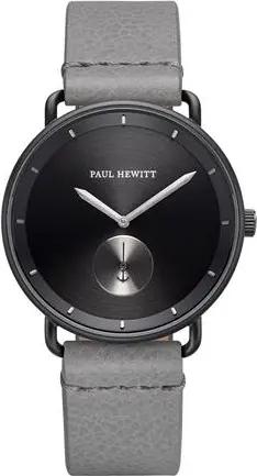 Herrenuhr Breakwater Line mit grauem Lederband