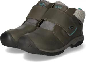 Keen Winterstiefeletten KOOTENAY IV für Jungen im SALE - Gr. 35 - grün - Leder & Textil