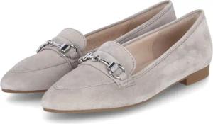 Gabor Slipper für Damen im SALE - Gr. 4 - beige - Rauleder