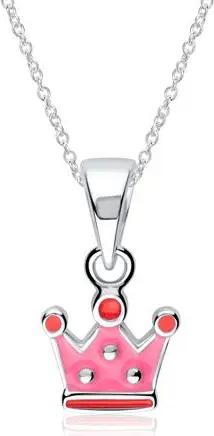 Kronen Kette aus 925er Silber für Mädchen