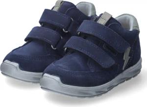 Pepino Low Sneaker KAJO für Jungen im SALE - Gr. 23 - blau - Rauleder