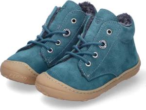 Pepino Stiefeletten CORANY für Kinder im SALE - Gr. 23 - türkis - Rauleder
