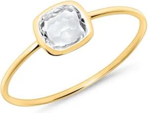 Weißtopas Ring für Damen aus 585er Gold