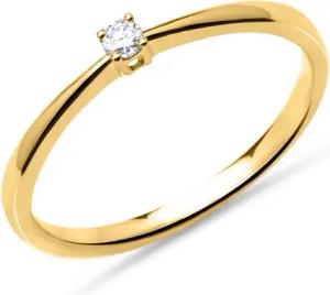Ring aus 750er Gold mit Diamant 0,05 ct.