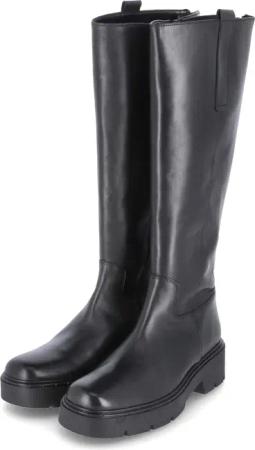 Gabor Reiterstiefel für Damen im SALE - Gr. 8 1/2 - schwarz - Leder und Synthetik