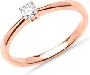 18K Roségold Ring mit Diamant 0,15 ct.