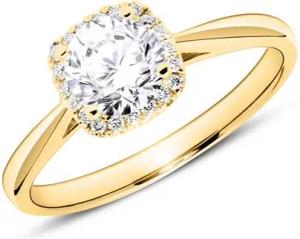 Verlobungsring aus 585er Gold mit Brillanten