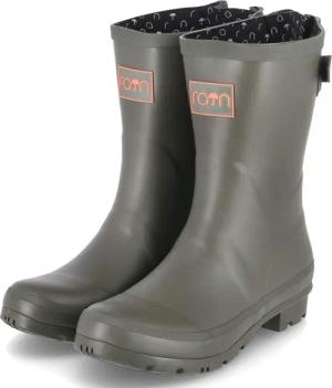 Rajn Gummistiefel für Damen - Gr. 37 - grün - Gummi