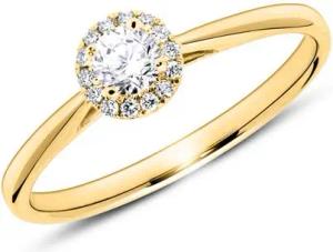 Verlobungsring aus 14K Gold mit Brillanten