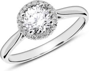 Ring aus 750er Weißgold mit Brillanten