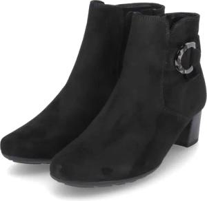 Gabor Ankle Boots für Damen im SALE - Gr. 6 - schwarz - Rauleder