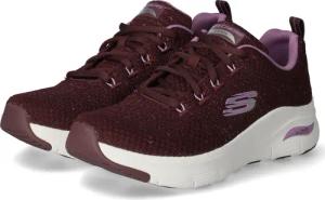 Skechers Low Sneaker GLEE FOR ALL für Damen im SALE - Gr. 40 - violett - Textil