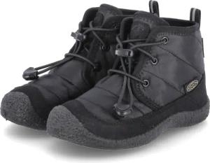 Keen Winterstiefel HOWSER II CHUKKA WP für Jungen im SALE - Gr. 30 - schwarz - Textil