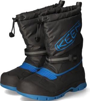 Keen Winterstiefel SNOW TROLL für Jungen - Gr. 35 - schwarz - Textil & Synthetik