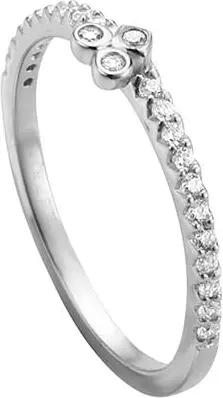 Damenring aus Sterlingsilber mit Zirkonia