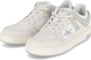 Calvin Klein Jeans Low Sneaker für Herren im SALE - Gr. 41 - beige - Leder und Synthetik