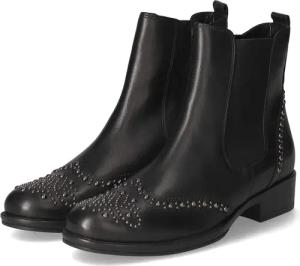 Gabor Biker Boots für Damen - Gr. 40 - schwarz - Leder