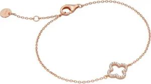 Damenarmband aus 925er Silber mit Zirkonia, rosé