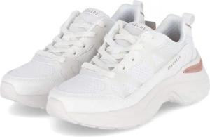 Skechers Low Sneaker FAYE für Damen im SALE - Gr. 40 - weiß - Synthetik