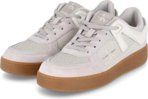 Calvin Klein Jeans Low Sneaker für Herren im SALE - Gr. 46 - beige - Leder und Synthetik