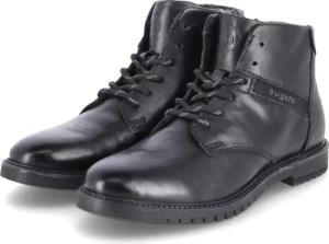 Bugatti Stiefeletten für Herren - Gr. 40 - schwarz - Leder,Glattleder