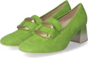 Gabor Hochfront-Pumps für Damen - Gr. 3 1/2 - grün - Rauleder