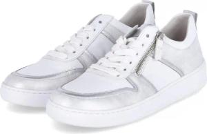 Gabor Low Sneaker für Damen im SALE - Gr. 7 - weiß - Glattleder