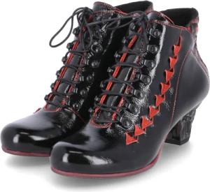 Simen Ankle Boots für Damen im SALE - Gr. 36 - schwarz - Lackleder