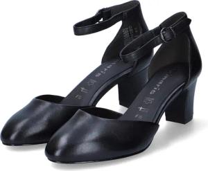 Tamaris Spangenpumps für Damen - Gr. 39 - schwarz - Leder