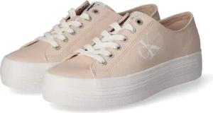 Calvin Klein Jeans Low Sneaker für Damen - Gr. 39 - rosa - Textil